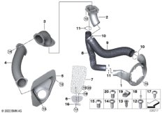 Воздуховод тормозного механизма