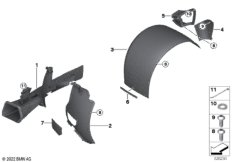 Защитный кожух колесной ниши