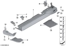 Накладка порог / арка колеса