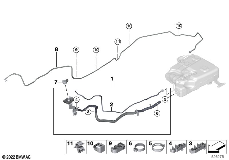 Пассивный бак SCR, доп. элементы
