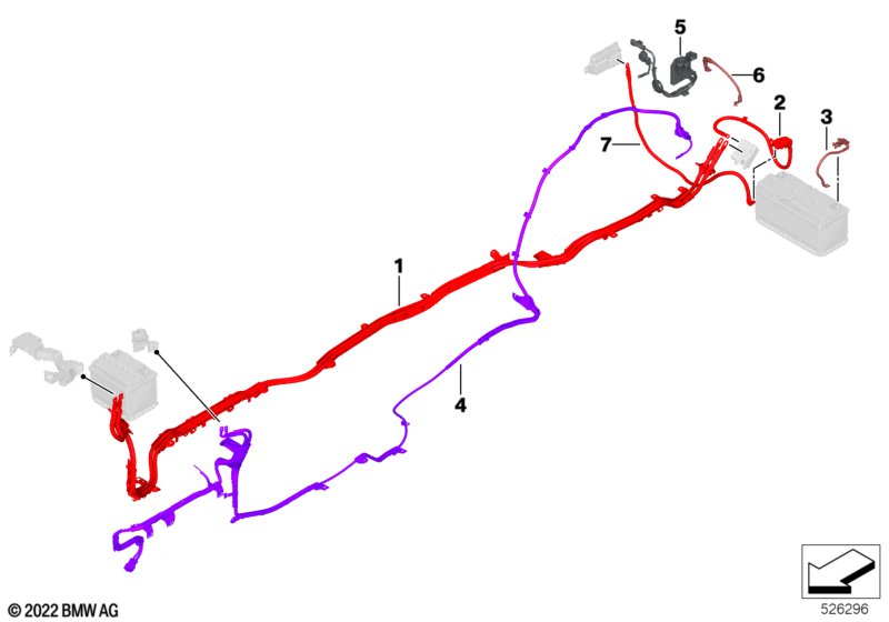 Провод батареи/кабель на массу