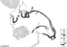 Контур сист.охлаждения в/вольтн.системы