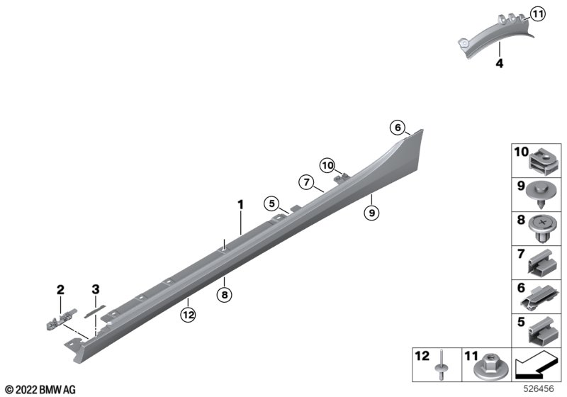 Накладка порог / арка колеса
