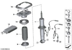 Амортизационная стойка Зд/VDC/ЭБУ