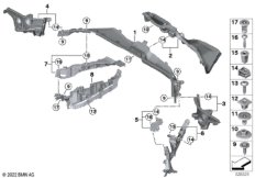 Дополнительные элементы моторного отсека