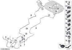 Топливопровод/ элементы крепления
