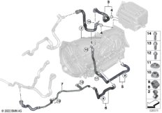 Контур сист.охлаждения в/вольтн.системы