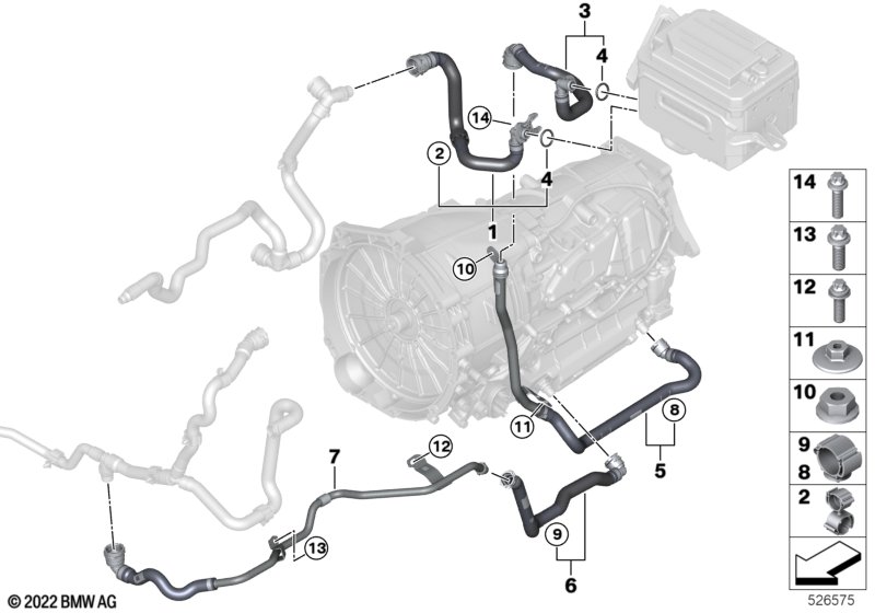 Контур сист.охлаждения в/вольтн.системы