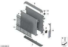 Крепеж радиатора охлаждающей жидкости