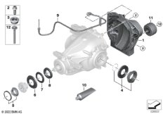 Детали редуктора заднего моста - 215LWS
