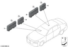 Блок управления двери стороны пассажира