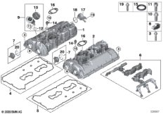 Крышка головки блока цилиндров