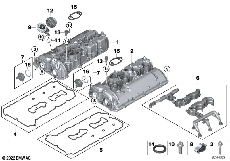 Крышка головки блока цилиндров