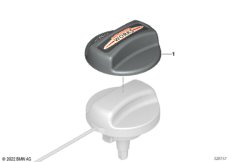 Крышка пробки топливного бака карбон