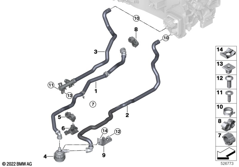 Шланги охлаждающей жидкости