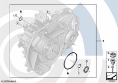 К-т уплотнений коробки передач э/машины
