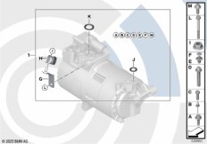 Монт.к-т электрич.компрессора кондицион.