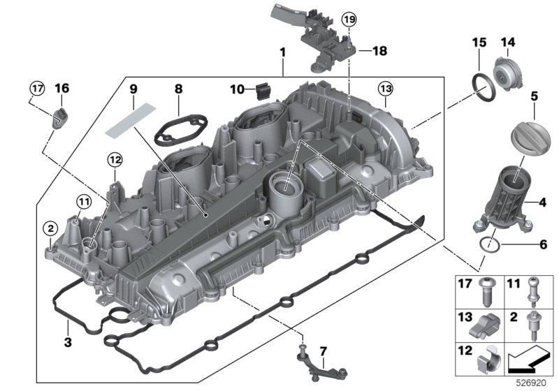 S58 клапанная крышка