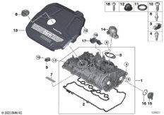Крышка головки блока цилиндров/доп.эл.