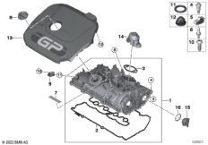 Крышка головки блока цилиндров/доп.эл.