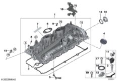 Крышка головки блока цилиндров/доп.эл.