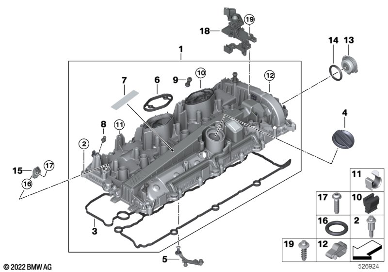 S58 клапанная крышка