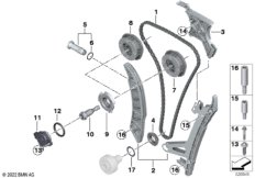Приводная цепь механ.газораспределения