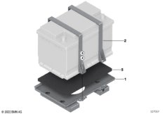 Крепление батареи и дополнит. элементы