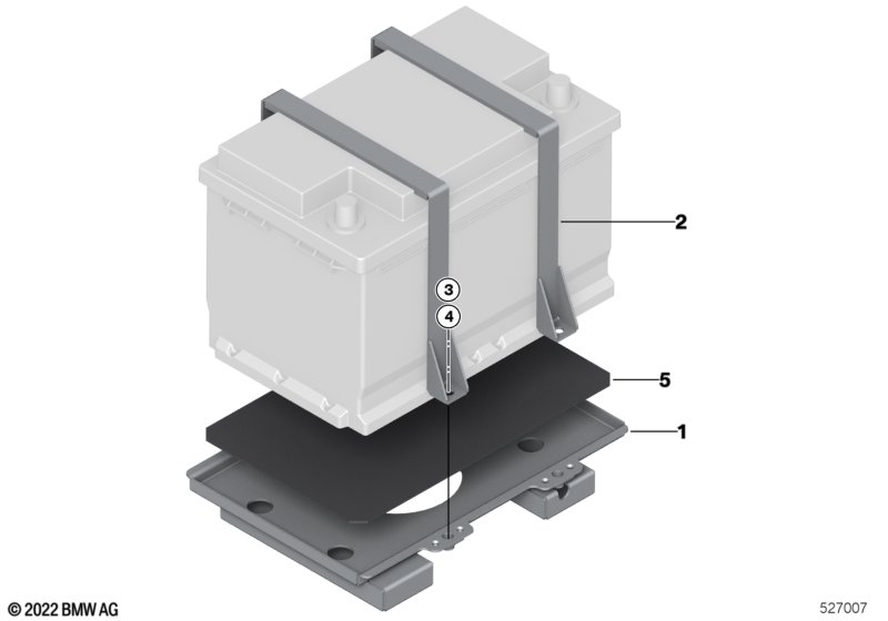 Крепление батареи и дополнит. элементы