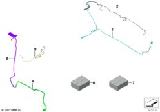 Рем.кабель основн.жгут проводов - сзади