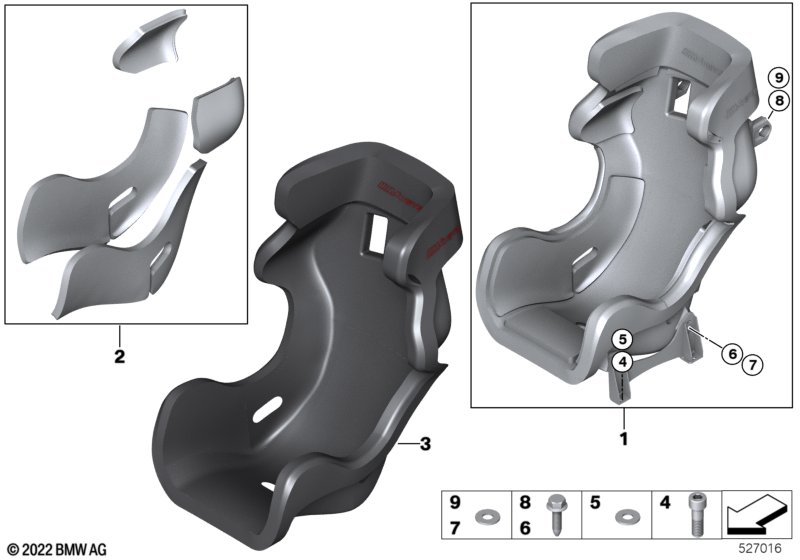 Сиденье гоночного автомобиля