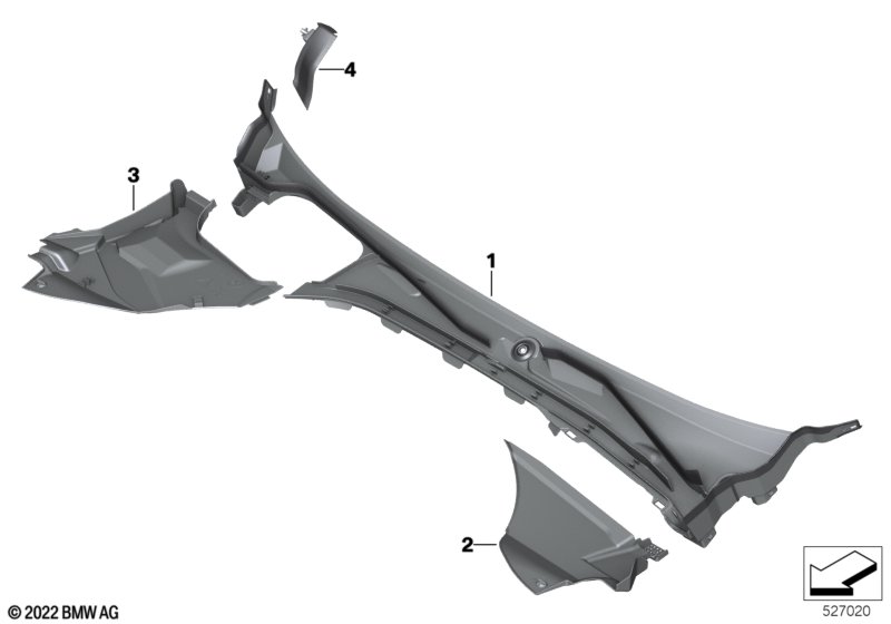 Обшивка обтекателя Наруж