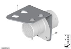 Держатель штекера диагностич.разъема