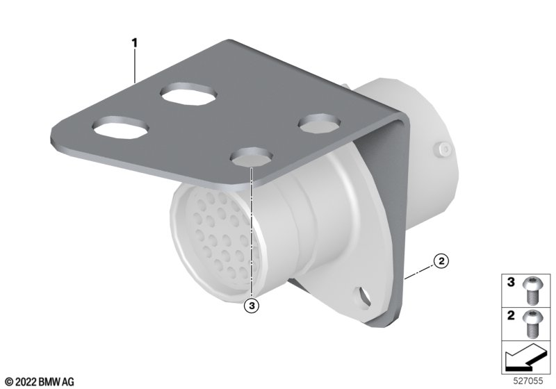 Держатель штекера диагностич.разъема