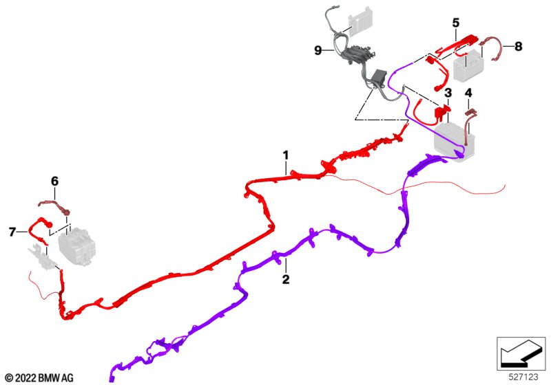 Провод батареи/кабель на массу