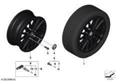 BMW л/с диск V-образн.сп.833 - 17" SZ