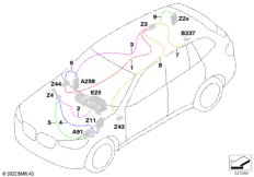 Кабель питания, основной жгут проводов