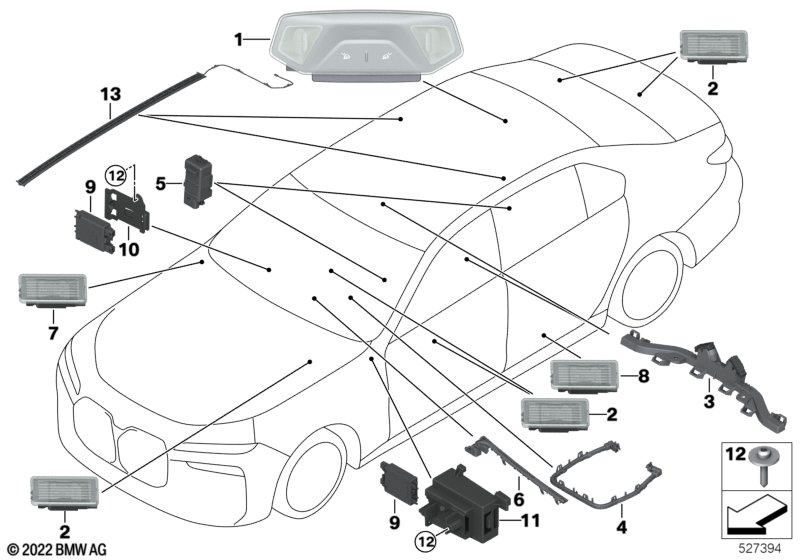 Различные огни