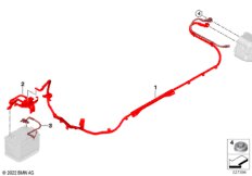Провод батареи/кабель на массу