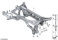 балка заднего моста