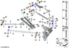 Балка заднего моста/подвеска колеса