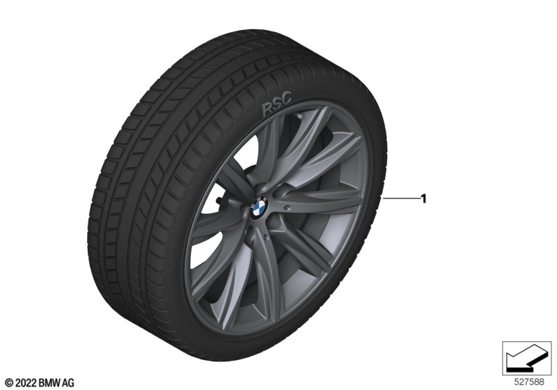 Колесо зимн.в сборе 684 GY UG 8 Perf ROF
