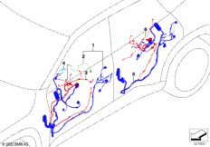 Жгуты проводов двери