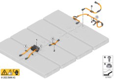Модульный соединитель высоковольтной АКБ