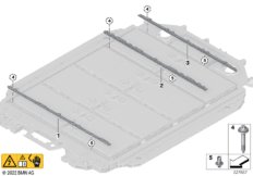 Прижимные планки высоковольтной батареи