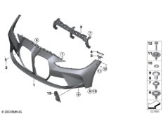 ZB Stossstange Vorn Billantrot