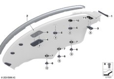 Передний спойлер, дополнит.элементы