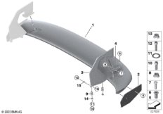 Задний спойлер BMW Motorsport