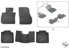 Всепогодные ножные коврики