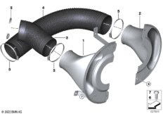 Воздуховод тормозного механизма